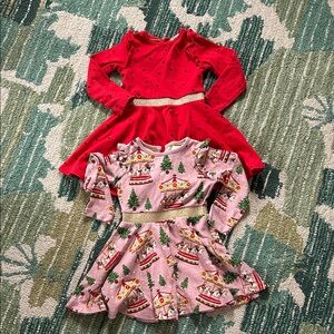 Red and Pink Holiday Dresses